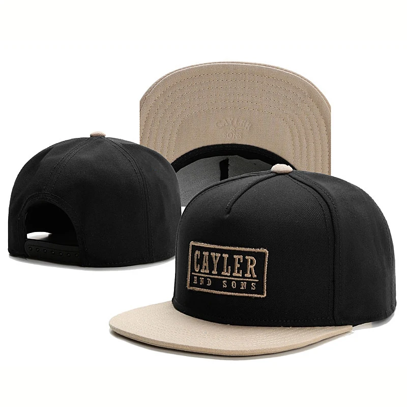 CAYLER haft czapka z daszkiem w stylu hiphop czapka typu snapback dla dorosłych kapelusz przeciwsłoneczny unisex regulowane czapki baseballowe w