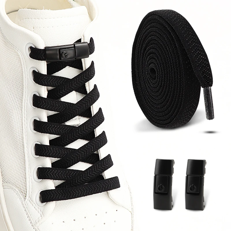 no tie shoelaces Lazy Shoelace without ties Shoe Accessories Elastic laces Sneakers unisex Rubber Bands Flat Shoe laces
