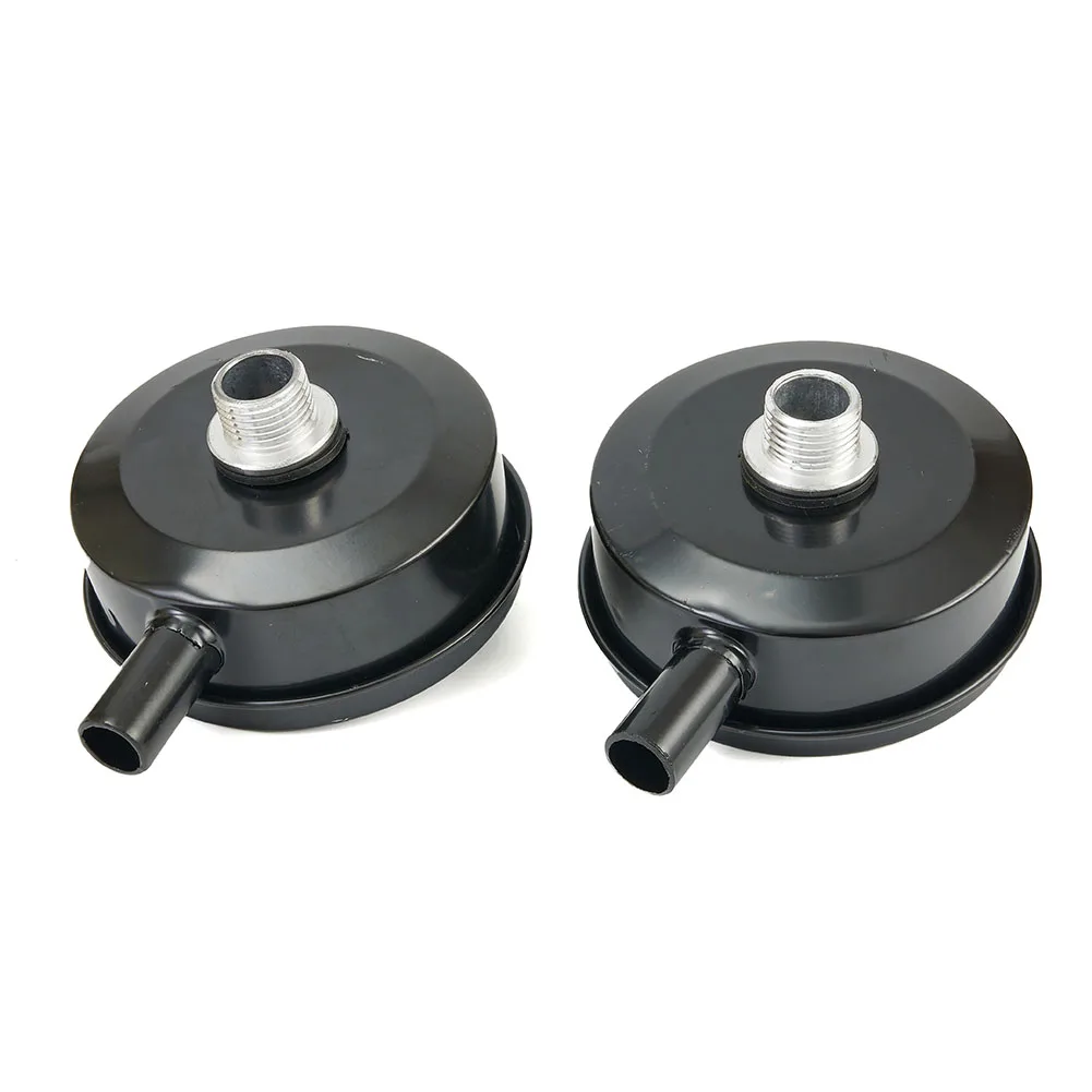 Air Compressor Muffler Intake Filter Noise Muffler Parts Pneumatic Metal Shell Replacement 15.4mm/0.61\
