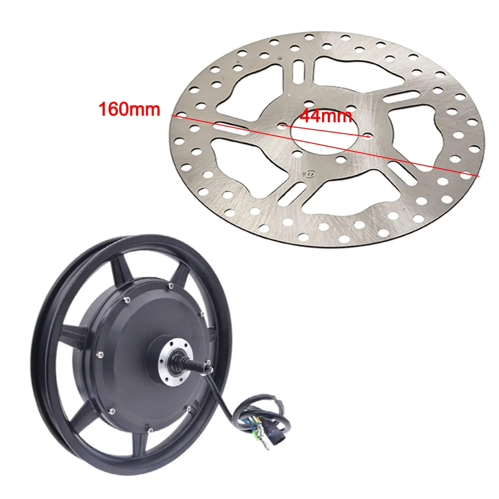 160mm 170mm 6 Hole Disc Brake For Rotor 3mm Thickened For Electric Bicycle Scooter EBike Electric Motorcycle Replacement Part