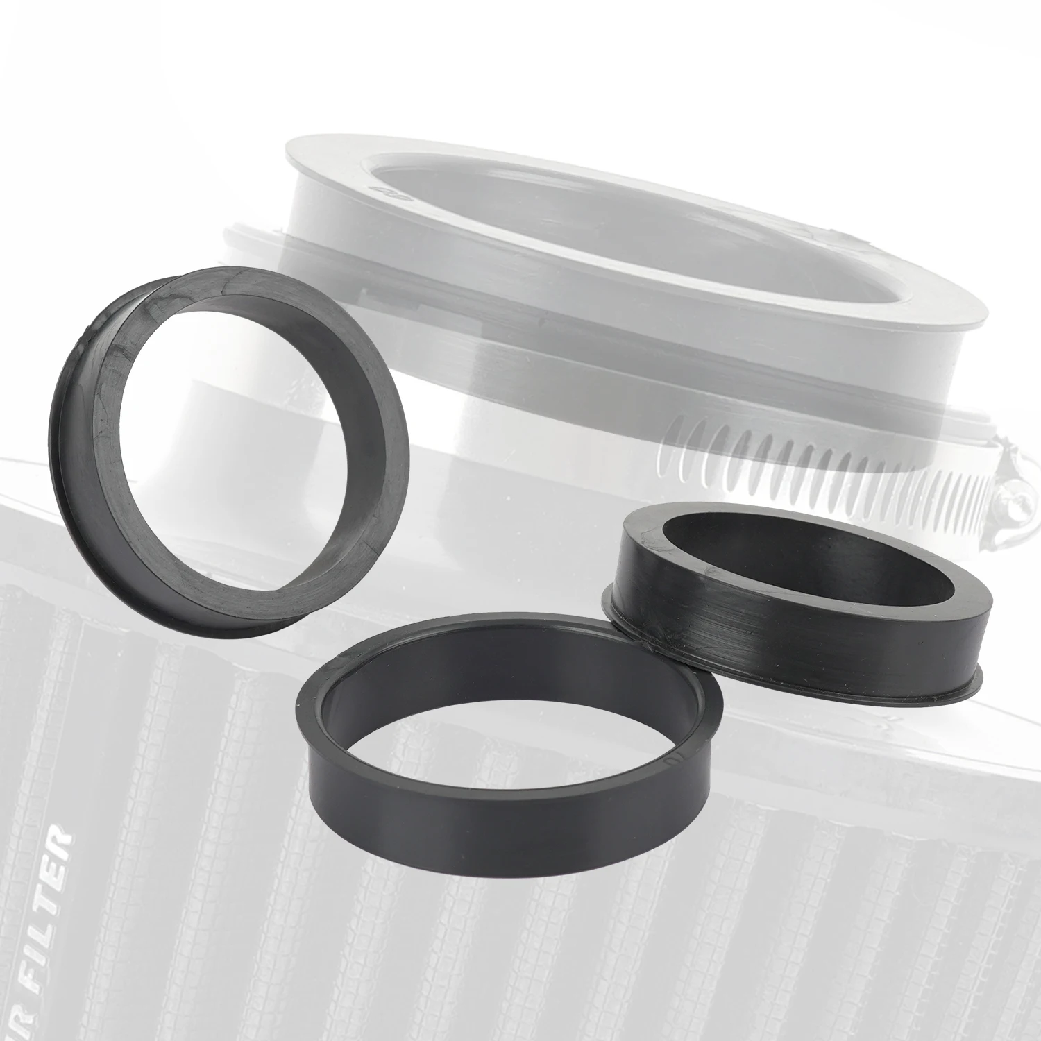 Universeller Gummi-Reduzierring für 76 mm 3-Zoll-Kegel-Luftfilter 76 mm bis 70 mm, 63 mm, 60 mm, Reduzieradapter 3 Zoll auf 2,75 Zoll, 2,5 Zoll, 2,36 Zoll – Detail 6