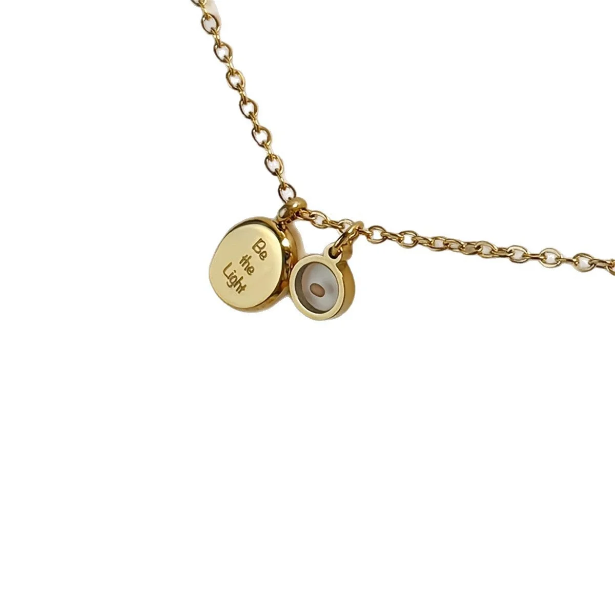 حار الفولاذ المقاوم للصدأ الخردل البذور قلادة قلادة للجنسين فريدة من نوعها العصرية تنوعا ملهمة المجوهرات بالجملة #2