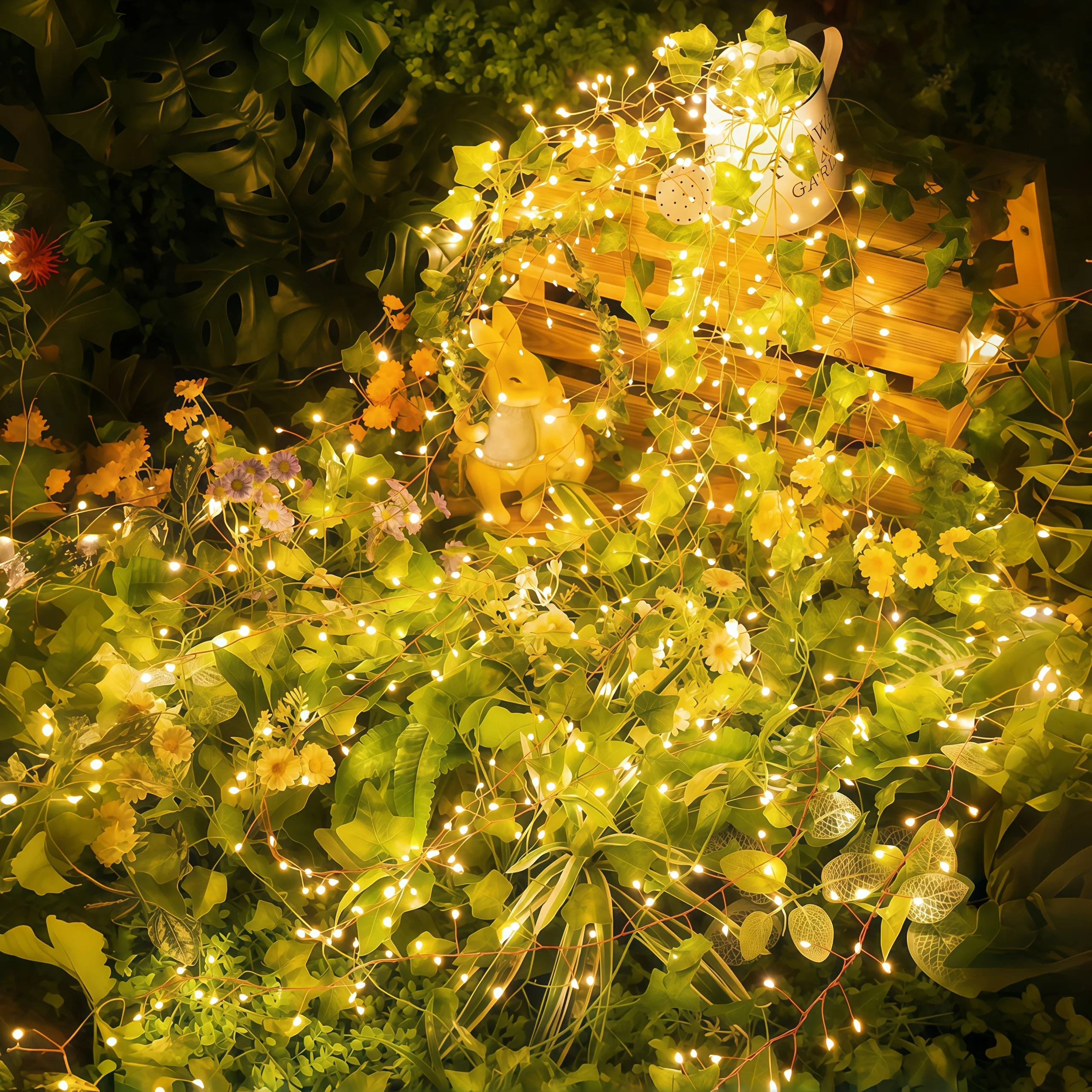 

Outdoor Waterproof Lamp Solar Powered LED String Lights 8 Modes Firecracker Fairy Light for Patio Balcony Garden Christmas Decor