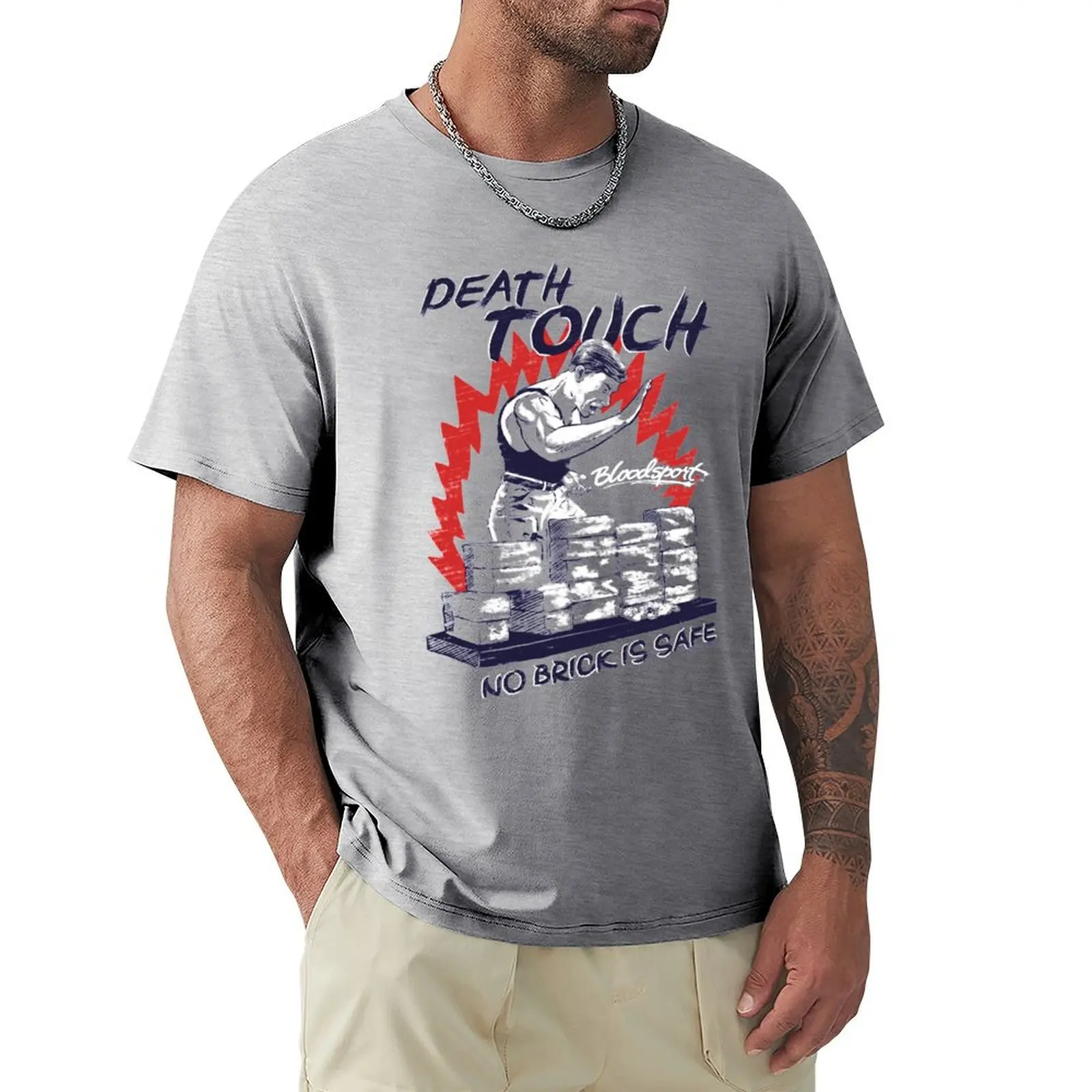 death touch no brick is safe T-Shirt boys whites new edition animal prinfor boys sports fans mens plain t shirts