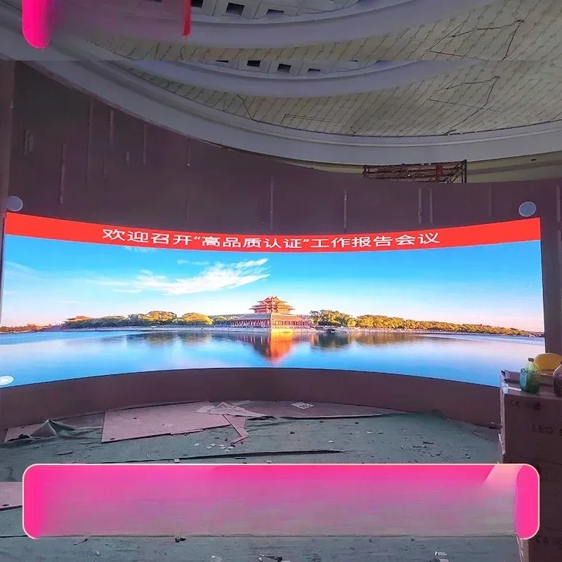Full color high definition LED display screen indoor, clothing store live broadcast, splicing module outdoor