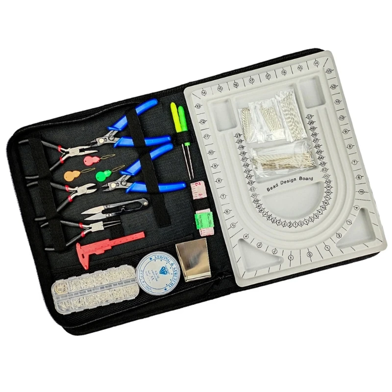 Comprehensive Bead Work Set for Personalized Jewelry Making and Repair Tools