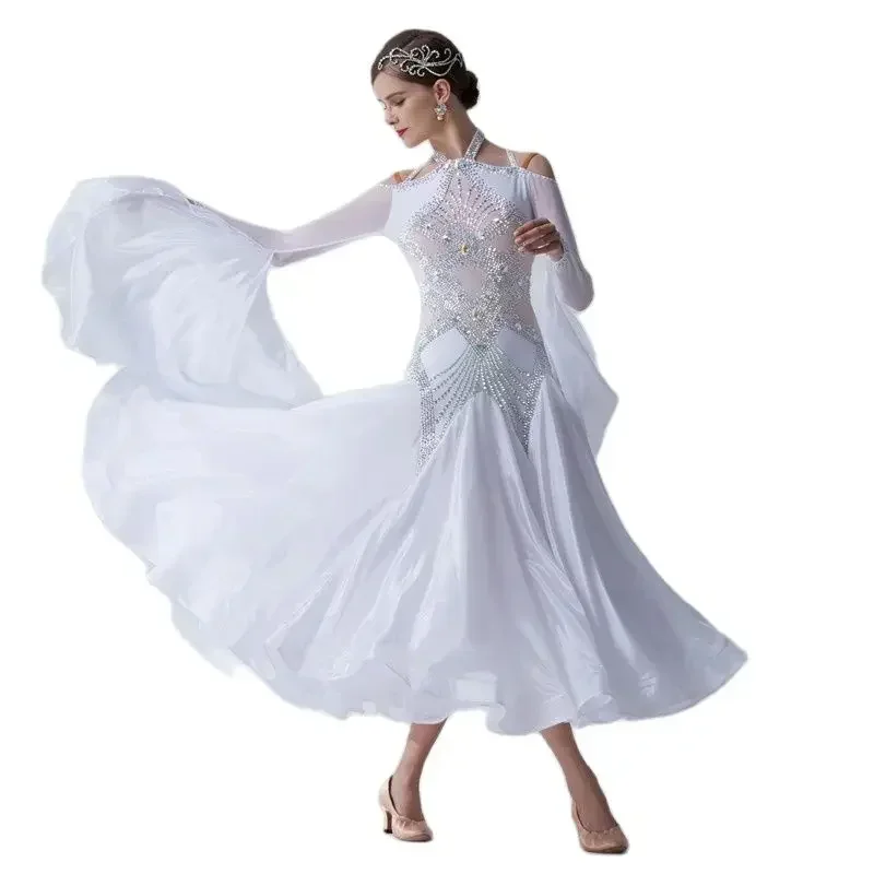 

Kleider Für Besondere Anlässe Fashion Sexy Lady Ballroom Dance Competition Dresses Women Standard Waltz Dress Tango Costume