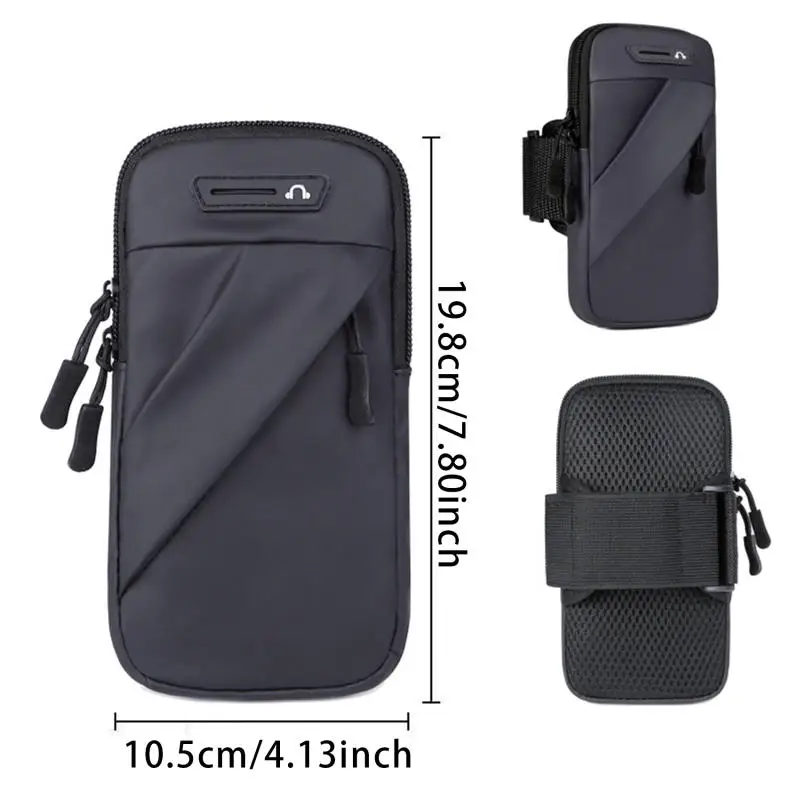 Women Men Casual Sports Armbands Waterproof Running Arm Band Bag Outdoor Cycling Mobile Phone Case view 6