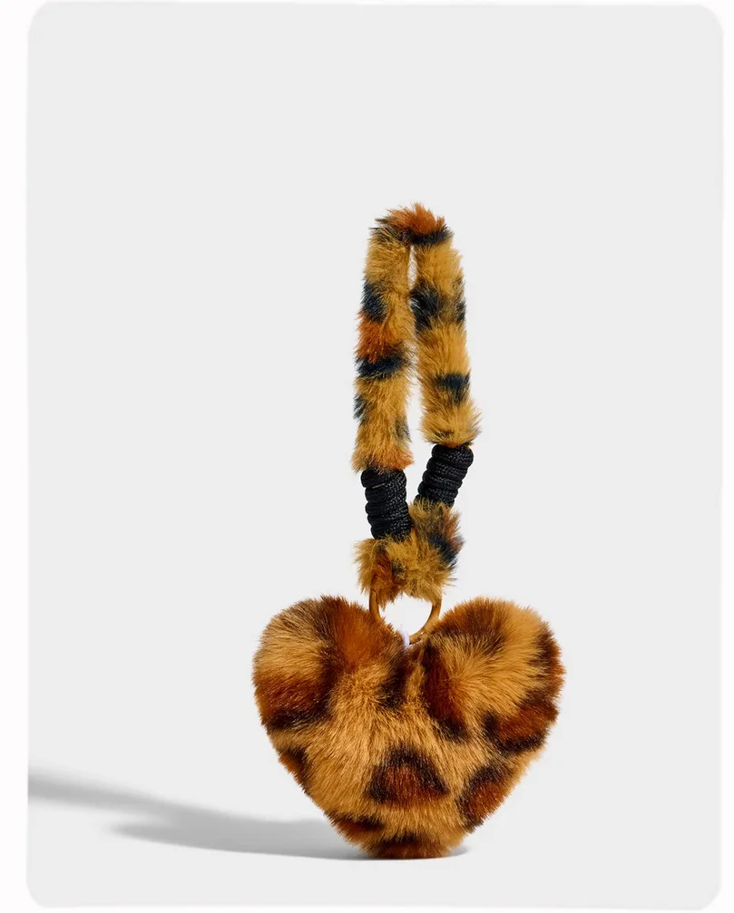 

Оригинальный милый плюшевый брелок с леопардовым принтом, сумка-подвеска, украшения для игры в подарок на день рождения.