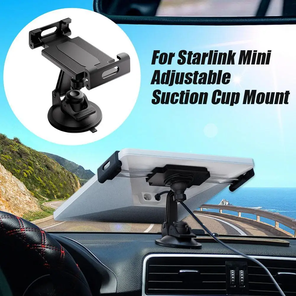

For Starlink Mini Car Adjustable Suction Cup Stand Folding Portable Fourth Generation Stand