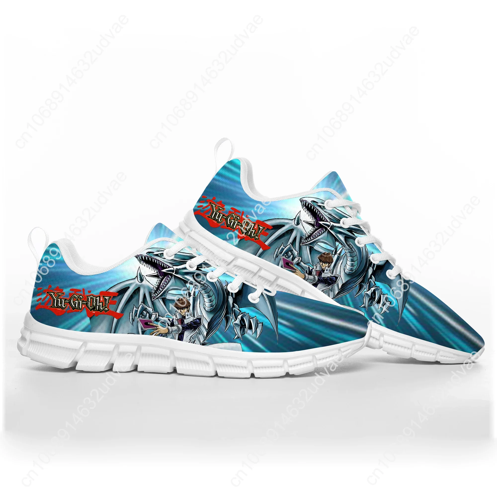 Yu-Gi-Oh Seto Kaiba Blue Eyes White Dragon Sports Shoes Mens Womens Teenager Kids Children Sneakers Casual Custom Couple Shoes