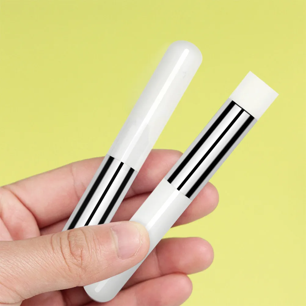 2Pcs Concealer Brush Small Size Ergonomic Design for Lip Gloss Lipstick Eye Shadow Application Makeup Tool for Women