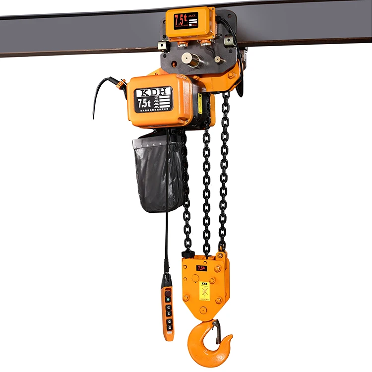 Customizable   EQ 7500Kg 7.5Ts High Performance Electric Wire Rope Hoist for Heavy Duty Lifting