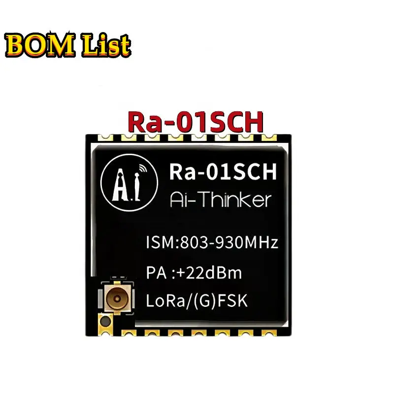 Original Ra-01SCH 868MHz 915MHz LLCC68 LoRa wireless RF module with IPEX antenna for EU India North America UK Korea Japan