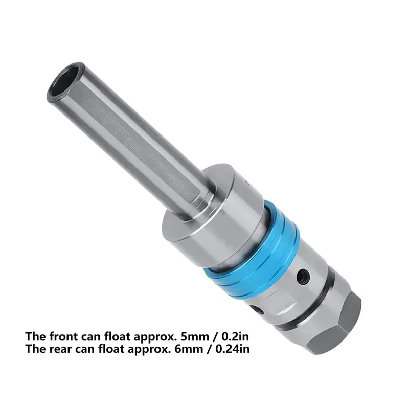 ABMR-CNC Lathe Tapping Handle Anti-Slip Overload Two-Way Telescopic Floating Tapping Chuck Torque Tap Fixture GS20-TER20-80L