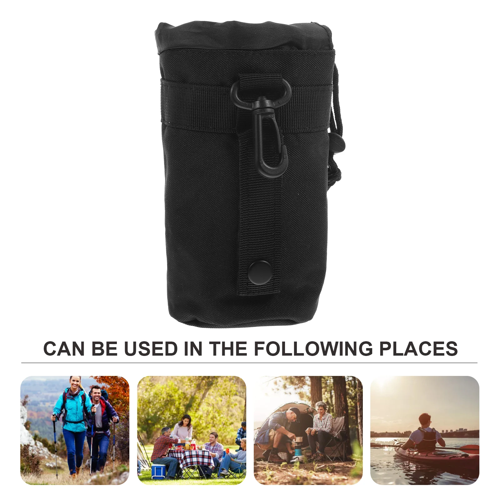 

Portable Water Bottle Sleeve Protective Insulated Bag Durable Anti Splashing Large Capacity Cup Cover Carrier For Stainless