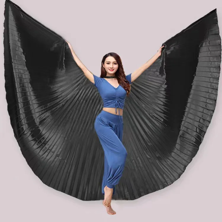 Cheap Stage Performance Props Dance Accessories Egyptian Wings Belly Dance Isis Wing Cosplay