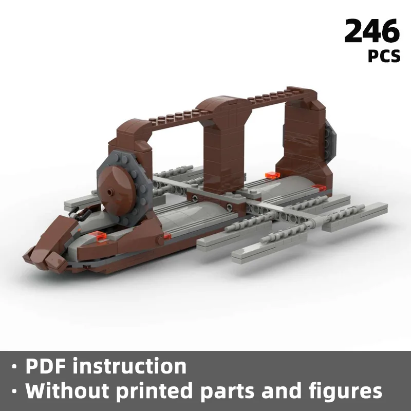 Star Movie Sci-fi Terrain Exploration Vehicle: Mechanical Enthusiast Building Blocks with Construction Fun