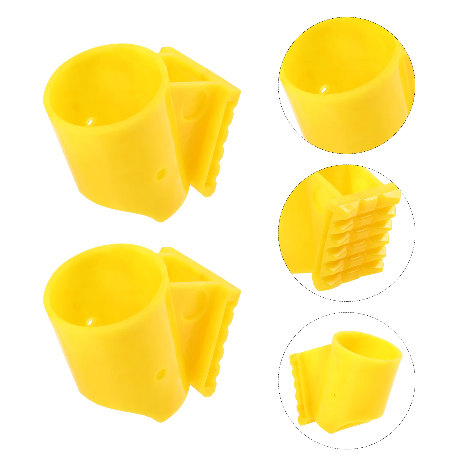 

10 Pcs Tree Support Fixator L Holder Ties Stump Protection Yellow Growing Holding Plastic Sunscreen Anti Freezing Anti