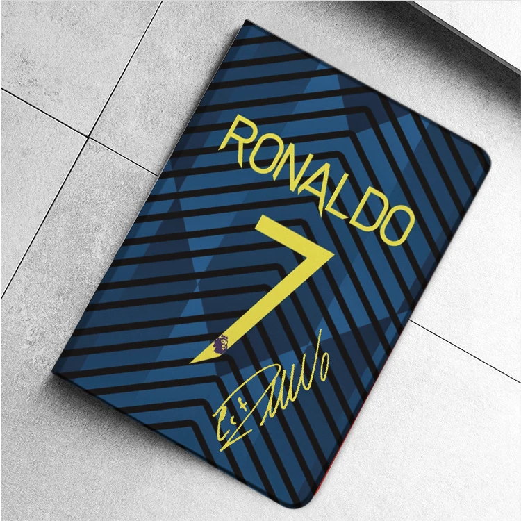 Football Superstar R-Ronaldo Case For iPad 10.2 7th 8th Air 1 2 3 Mini 2 3 5 Case Luxury Silicone For iPad Air 4 iPad Pro11 Case