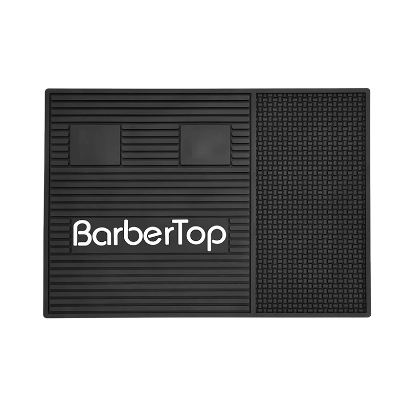 Barbershop Silicone Magnetic Waterproof Table Mat Hairdresser Scissor Combs Storage Cushion Salon Professional Tools Accessories