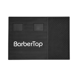 Barbershop Silicone Magnetic Waterproof Table Mat Hairdresser Scissor Combs Storage Cushion Salon Professional Tools Accessories