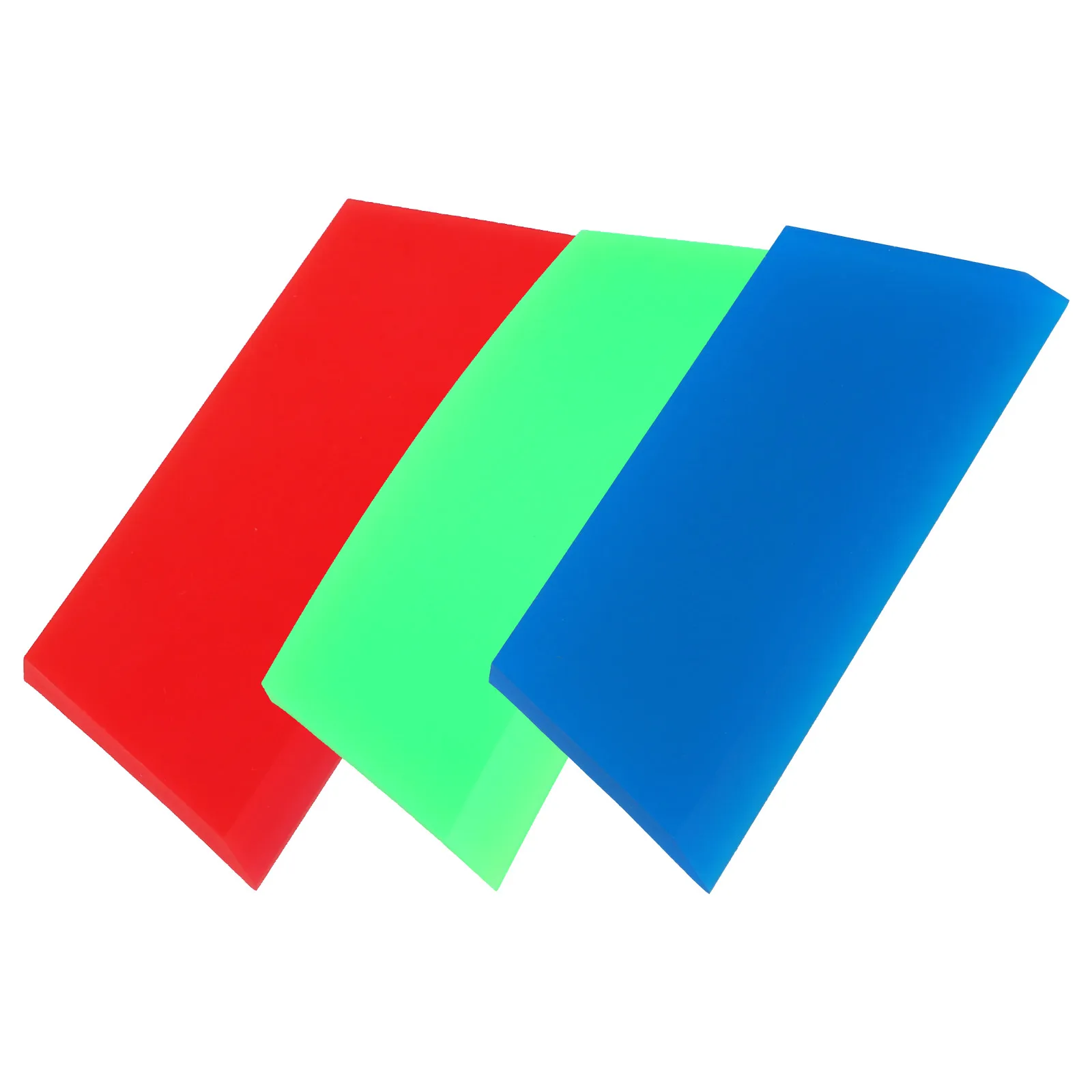 

3pcs Car Film Scraper Set Squeegee for Windows PP Material Smooth Tool Red Green Glass Cleaning