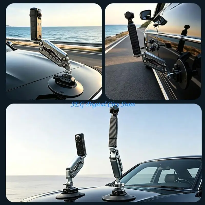 U75B Windshield Camera Mount with Flexible Viewing Position for Vehicle