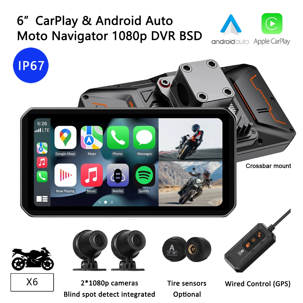 Micro Sd Card - Beelite 6 Inch Motorcycle Wireless CarPlay