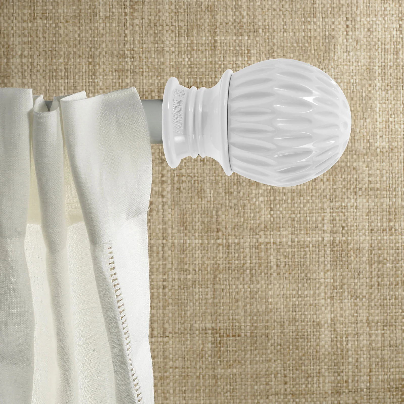 

2pcs Curtain Rod Honeycomb Heads Decorative End Caps For Roman Rods Curtains Pole Tips Home Decoration Accessories