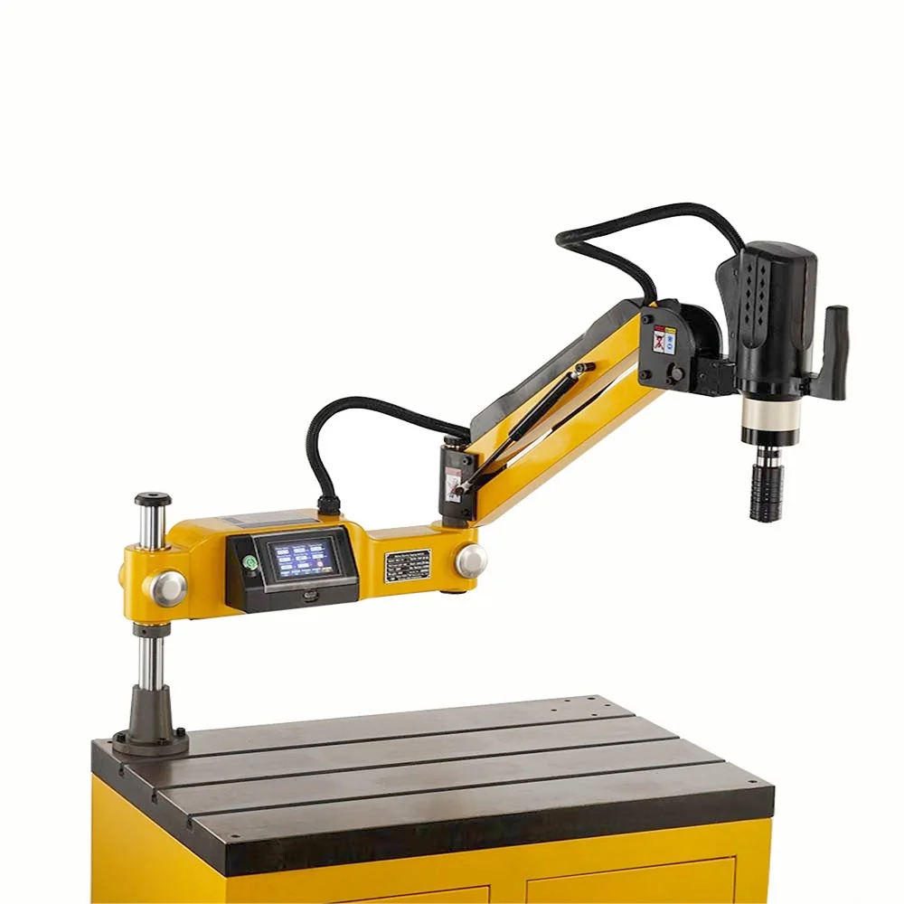 

M3-M16 Hot Cnc Automatic Flexible Arm Nut Screw Servo Electric Tapping Machine For Pipe Metal Thread Drilling Machine
