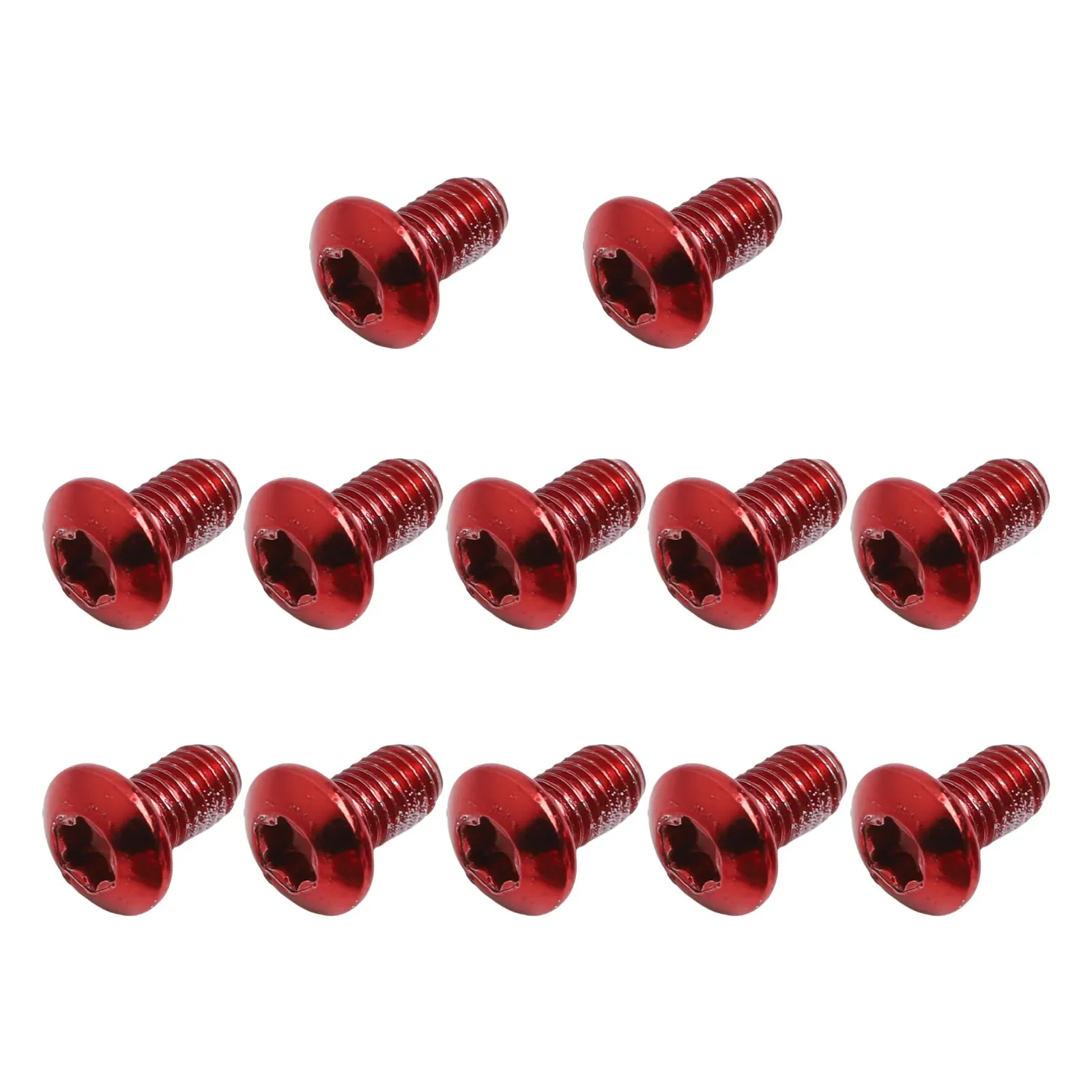 

12 Aluminum Alloy Disc Brake Screws M5x10mm For Mountain Bike For ROTORs Strong And Bolt Set For Brake Maintenance