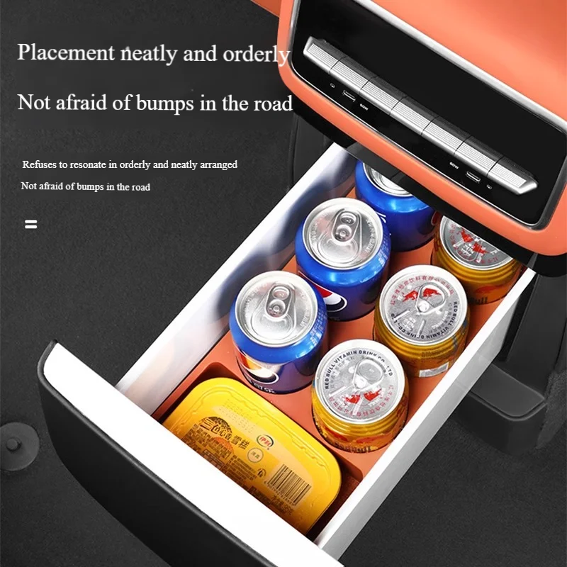 

For Li AutoL9L8L7L6MEGA refrigerator drink fixed compartment non-slip silicone rack water coaster car interior