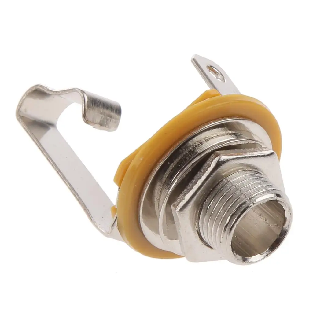 High Quality Guitar Output Jack 6.35mm Bass Socket AC DC Interface Electric Guitar Replacement Parts for Guitars