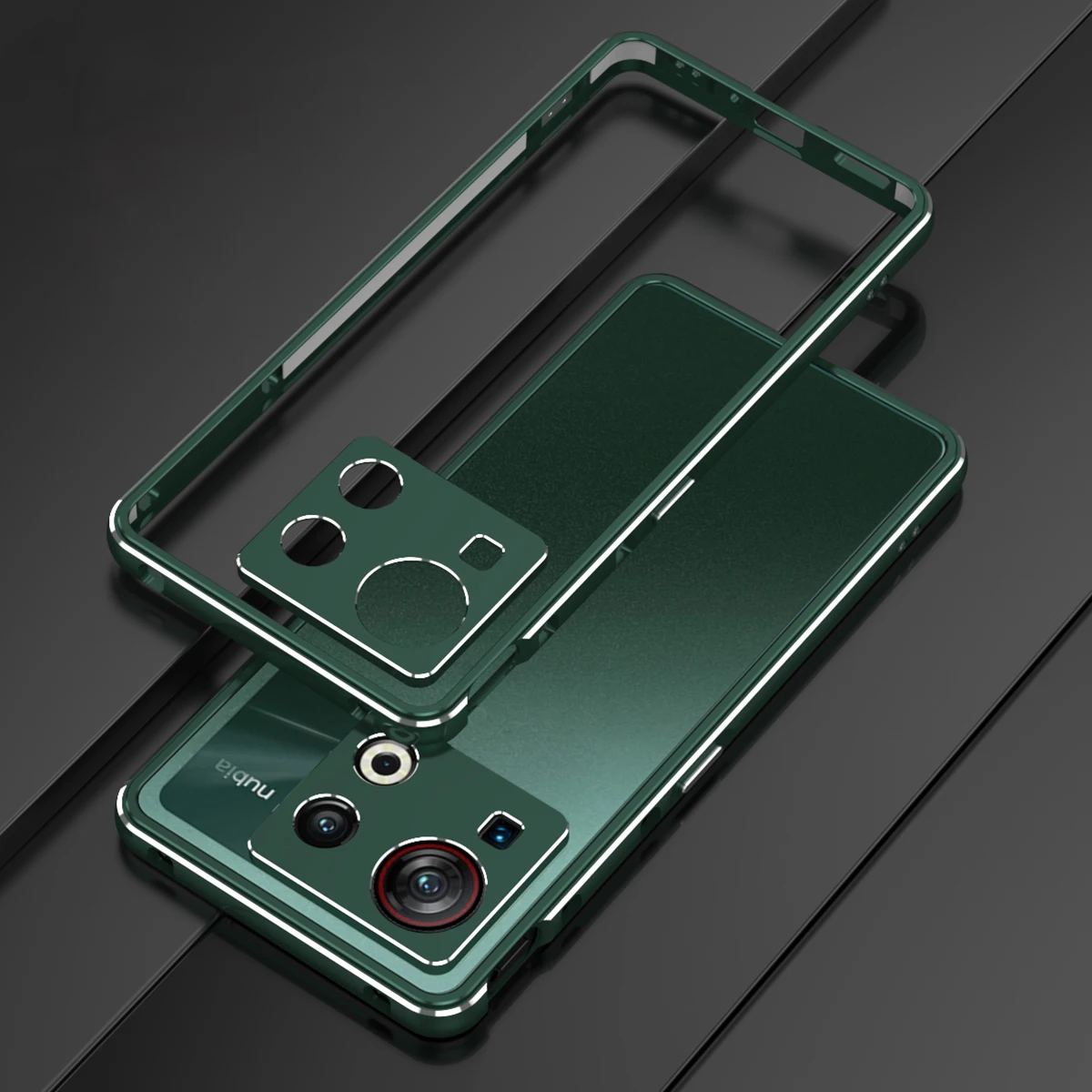 

Aluminum Metal Bumper Case For ZTE Nubia Z40S Pro Z40 S NX702J Z40SPro Film Cover CASE Lens Carmera+Frame Protector