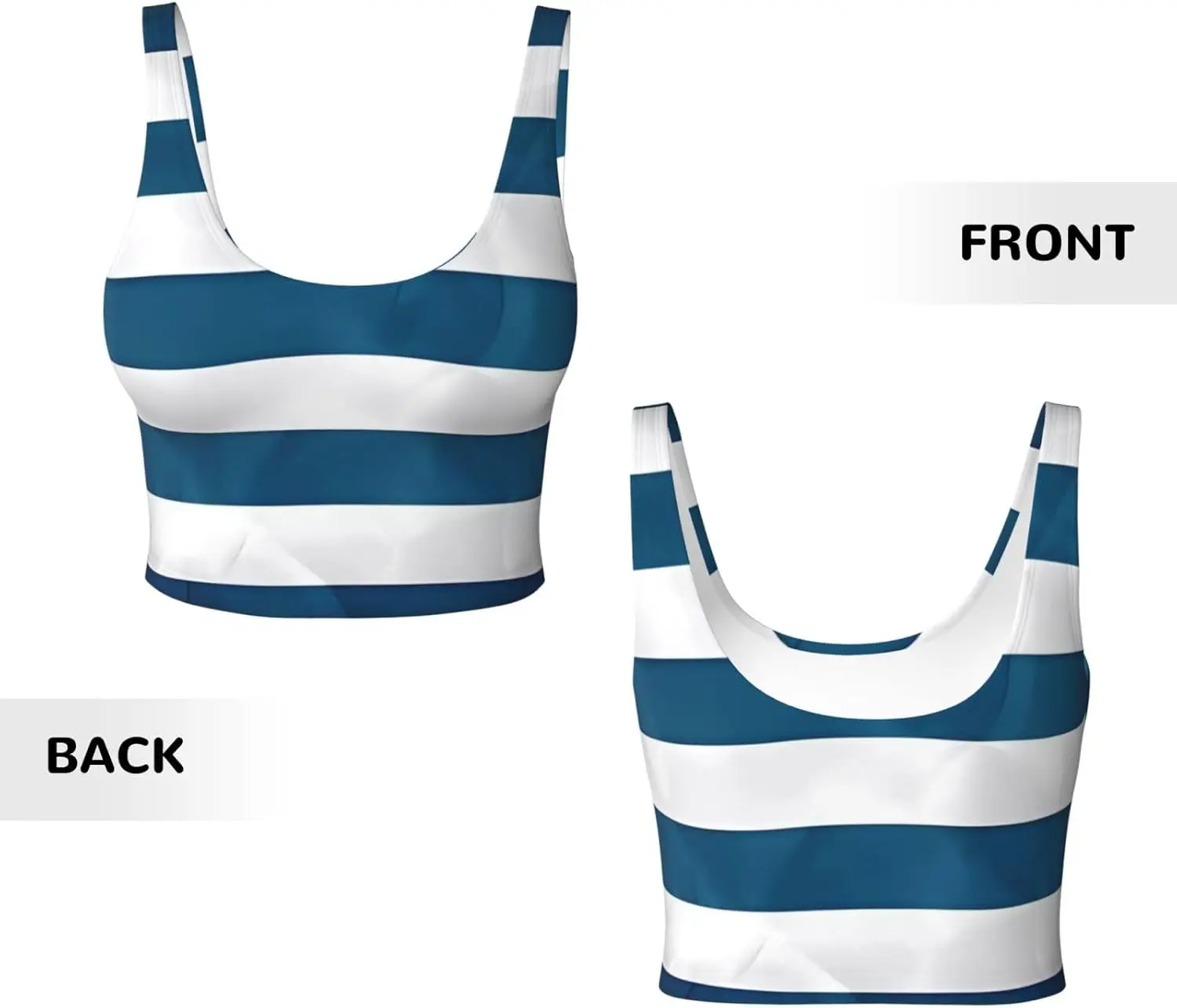 Спортивный жилет для женщин, бесшовный удобный жилет для йоги со съемными подушечками - греческий флаг