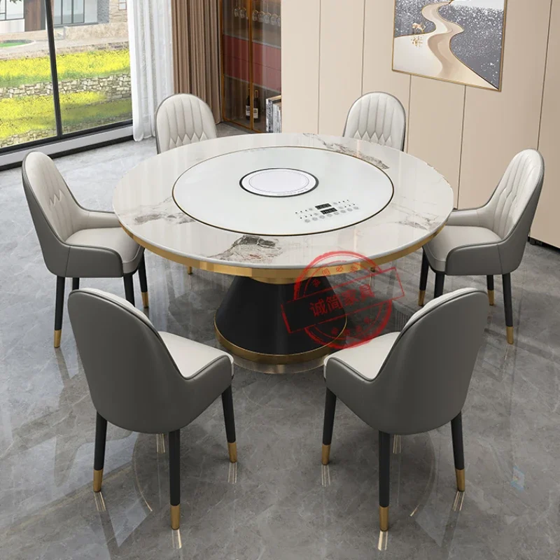 Round Table Rectangular Dining Kitchen Restaurant Tables Designer Service Room Dinning Sets Free Shipping Muebles Multifunction