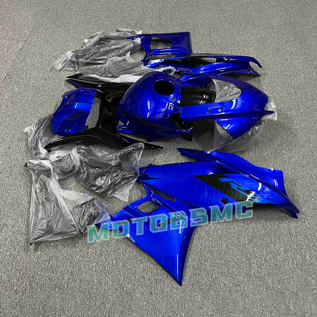 Motorcycle fairing fits YZF-R3 19 2021 22 23 year R25 2019 2020 2021 2022 2023 Fairing  Blue motorcycle housing