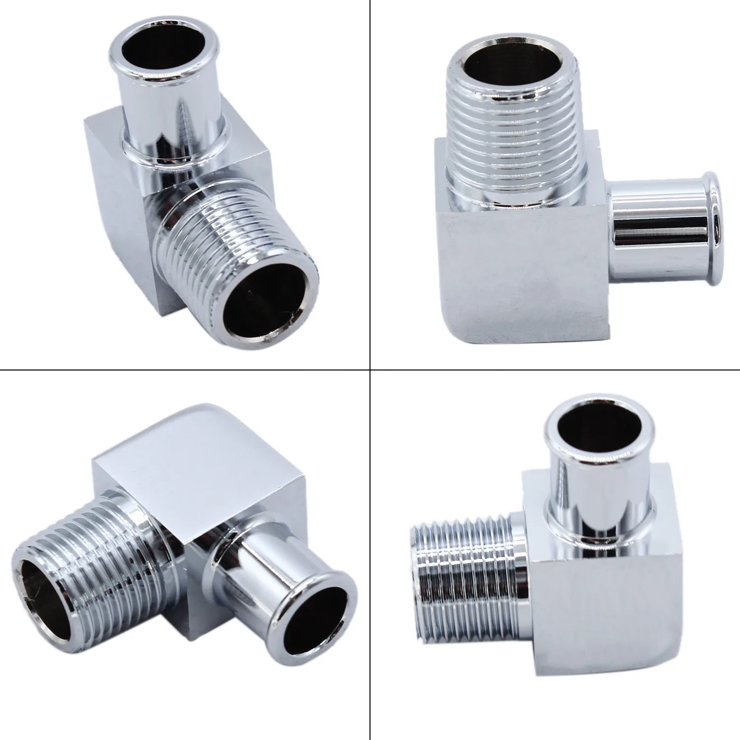 1x 90 Degree Heater Hose Fitting 5/8