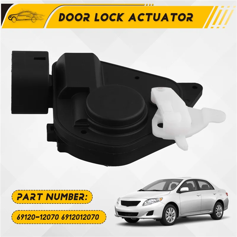 

A33K-For Toyota Corolla 2000-2008 Car Front Left Door Lock Actuator 69120-12070 Right Hand Drive 6912012070 RHD