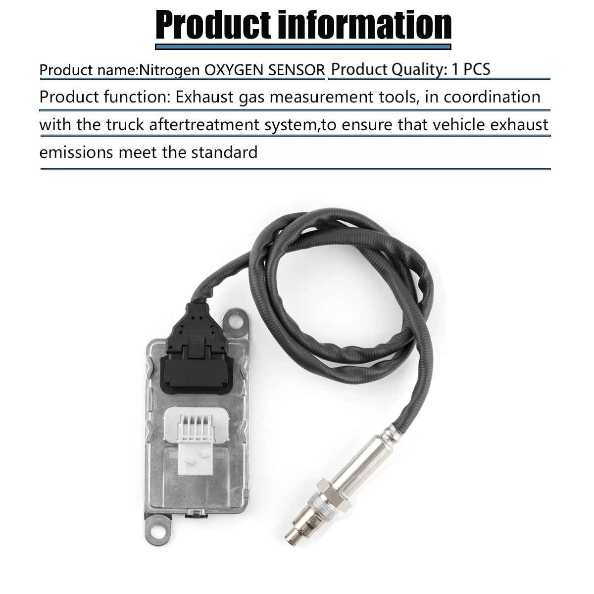 4326867 Nitrogen Oxide Nox Sensor For Cummins 5WK96754C 2872949 2872949NX 2897314 2897314NX 4326475 4326475NX