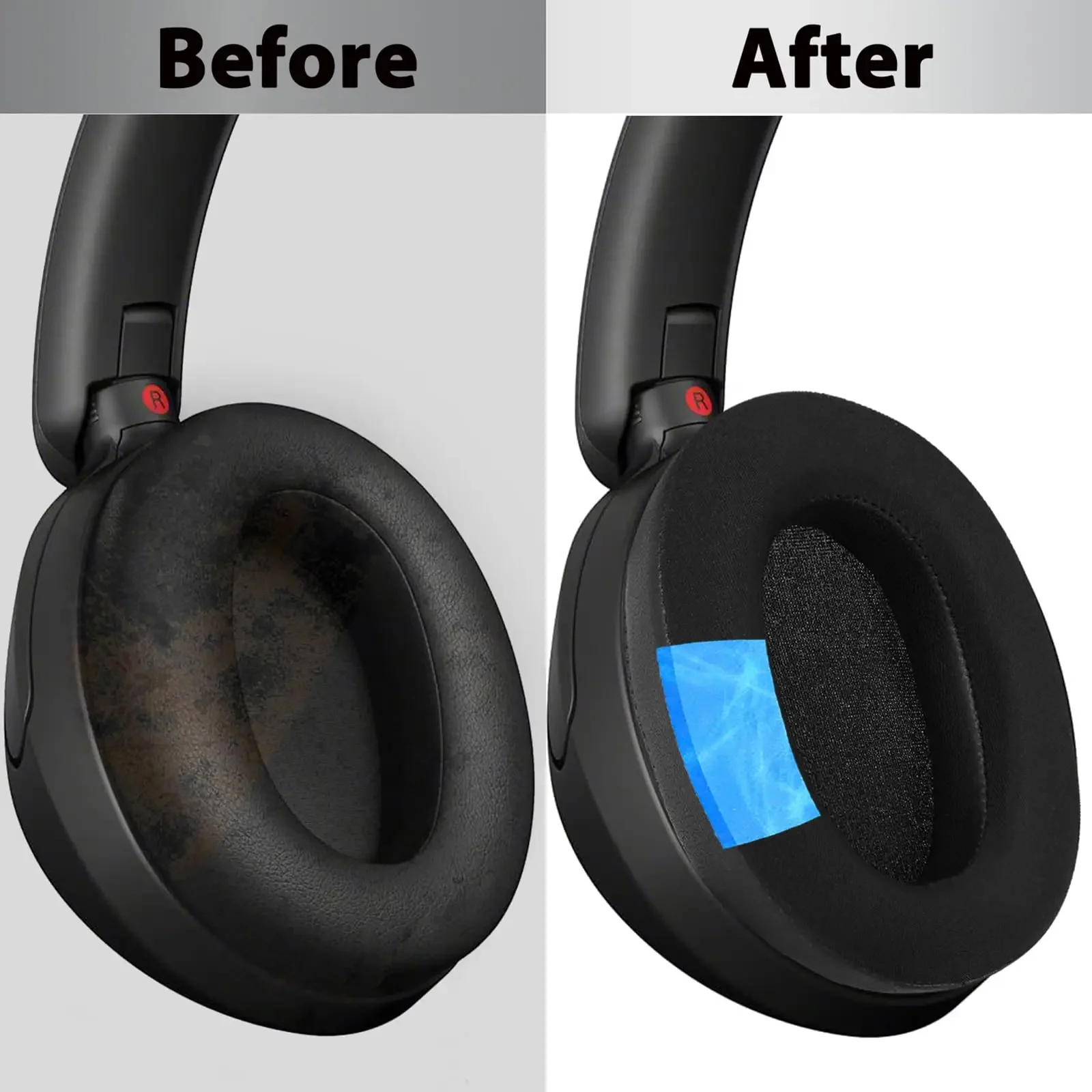 

WH-XB910 Cooling Gel Earpads Cushions Replacement Compatible with for Sony XB910N Extra Bass Noise Cancelling Headphones.