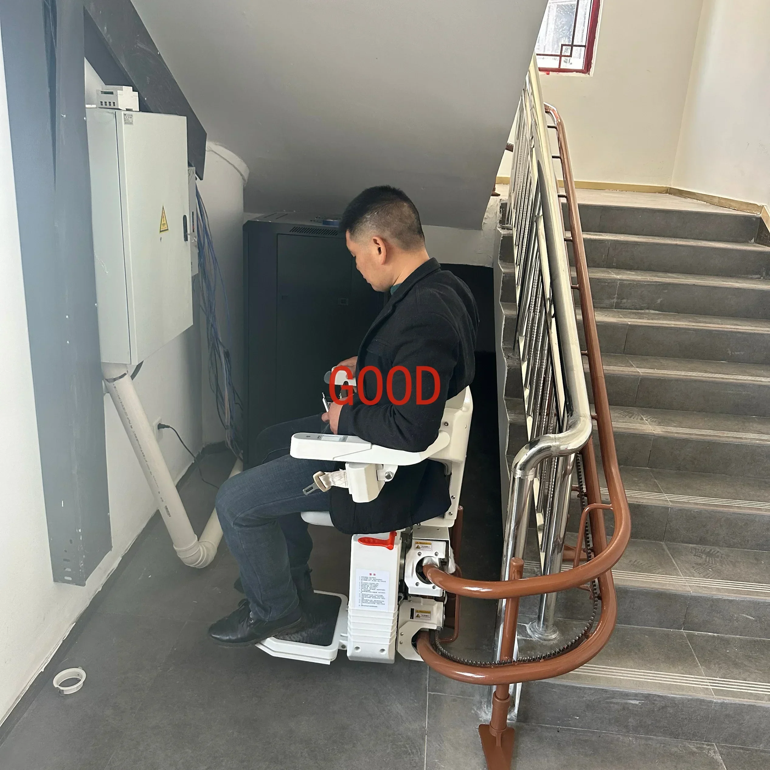 Seat elevator Accessible corridor Stair lift chair Home villa elevator Elderly climbing machine