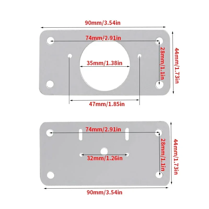 4pcs Hinge fixing plate with installation screws, hinge repair plate, used for repairing cabinets, wardrobes cabinet door hinges