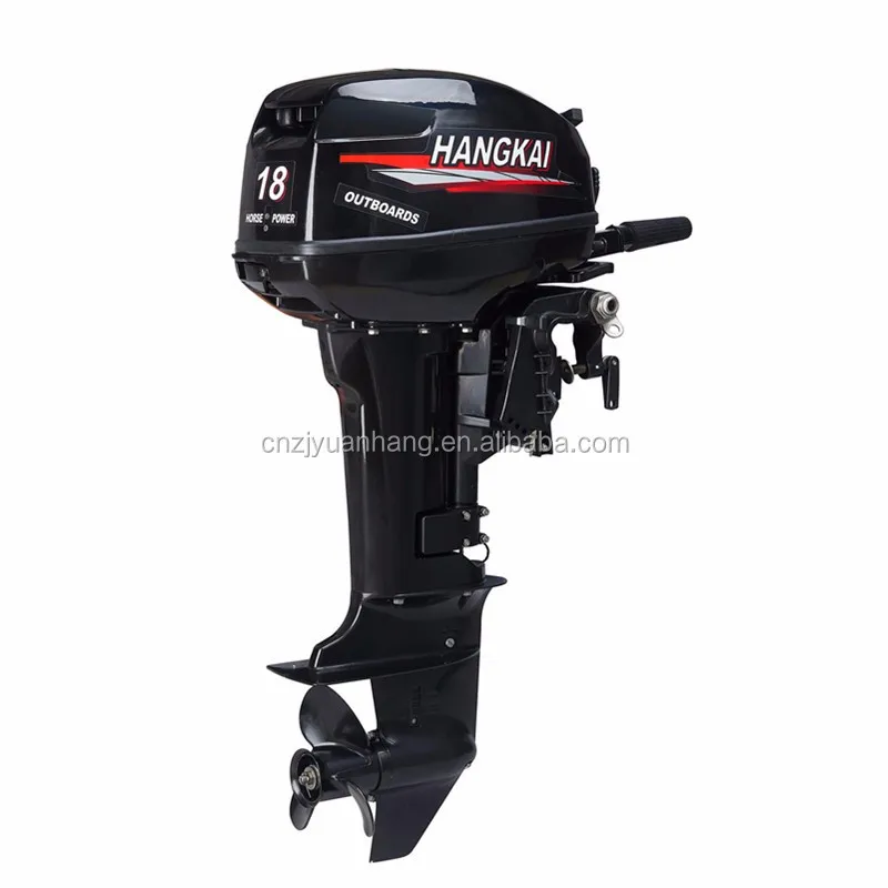 Short Shaft 2 Stroke 18HP Outboard Motor Stand Gasoline Marine Engine Inboard Fishing Boat For Sale