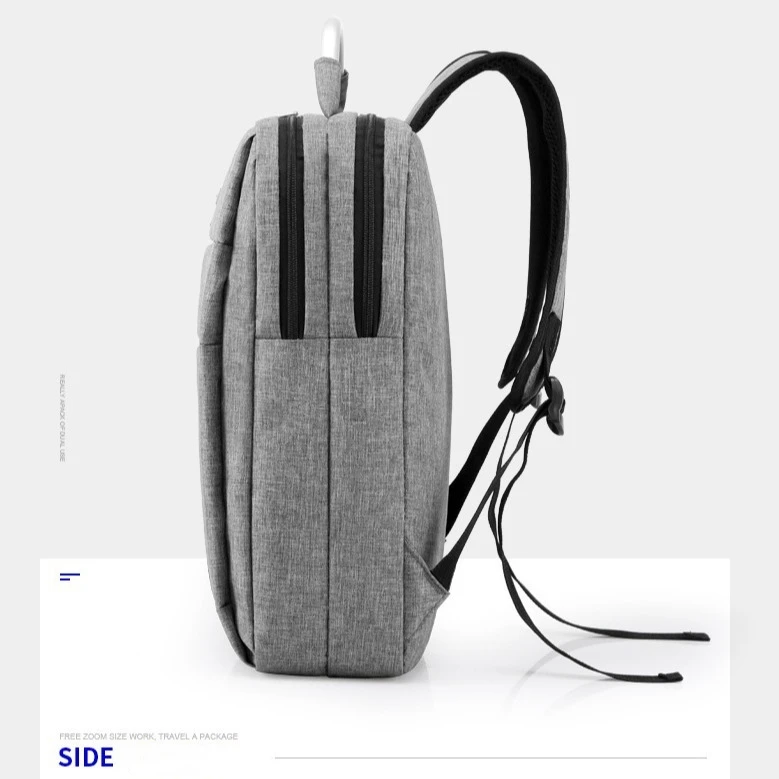 Mochila de Computador Multi-Function, Mochila Commuter USB, Grande Capacidade, Negócios Masculinos, Novo