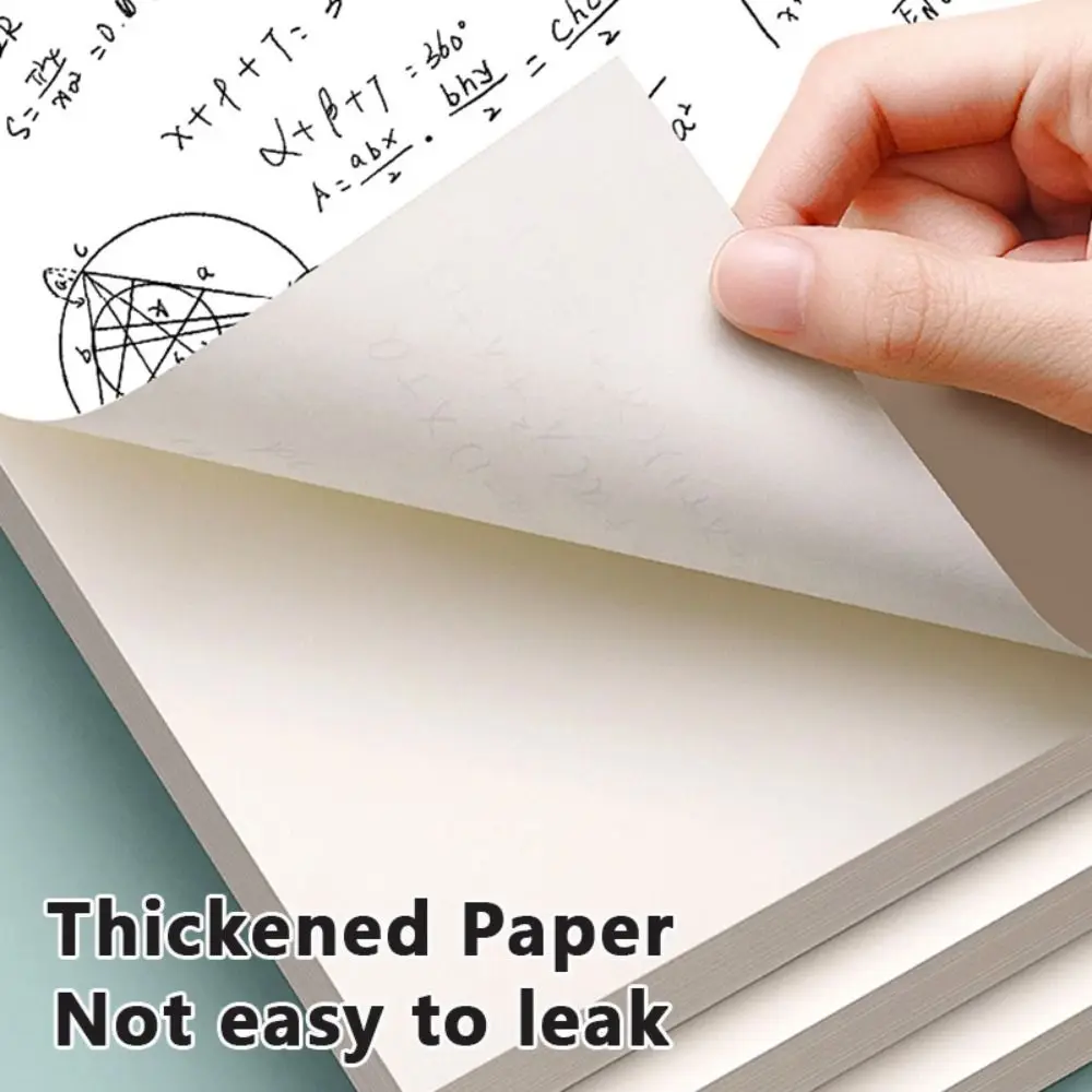 간단한 무지/칸막이 디자인 초안장 학생용 찢을 수 있는 메모장 연습지 학생용