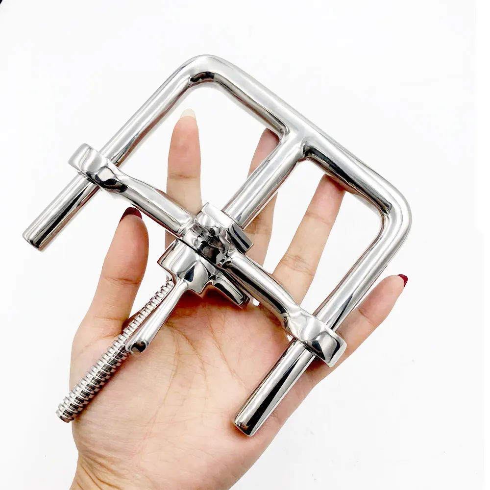 

BDSM Stainless Steel Handcuffs Adjustable Metal Wrist Cuffs With Combination Lock Bondage Slave Role Play Sex Toys For Couples