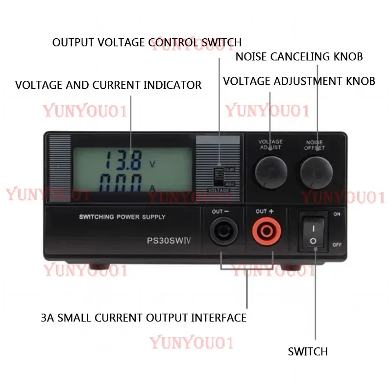 Base Station Regulated Radio PS30SWIV Communication Switching Power Supply Short-Wave