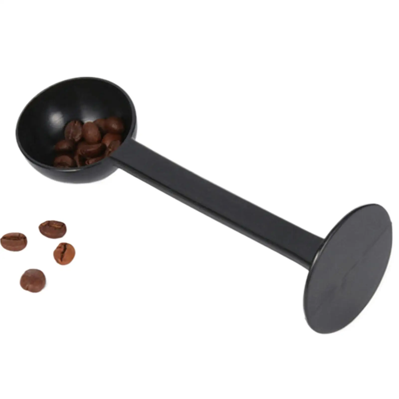 2 In 1 Measurement Coffee Bean Spoon Coffee Scoop with Tamper Hammer Reusable Coffee Tamping Scoop for Household